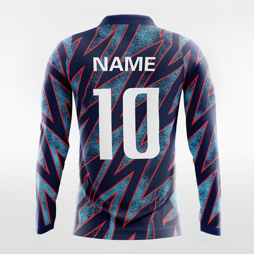 Pop Camouflage 2 - Customized Men's Sublimated Long Sleeve Football Jersey