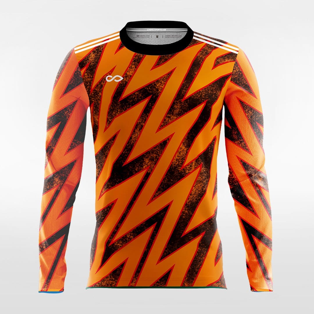 Pop Camouflage 2 - Customized Men's Sublimated Long Sleeve Football Jersey