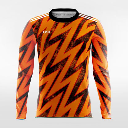 Pop Camouflage 2 - Customized Men's Sublimated Long Sleeve Football Jersey