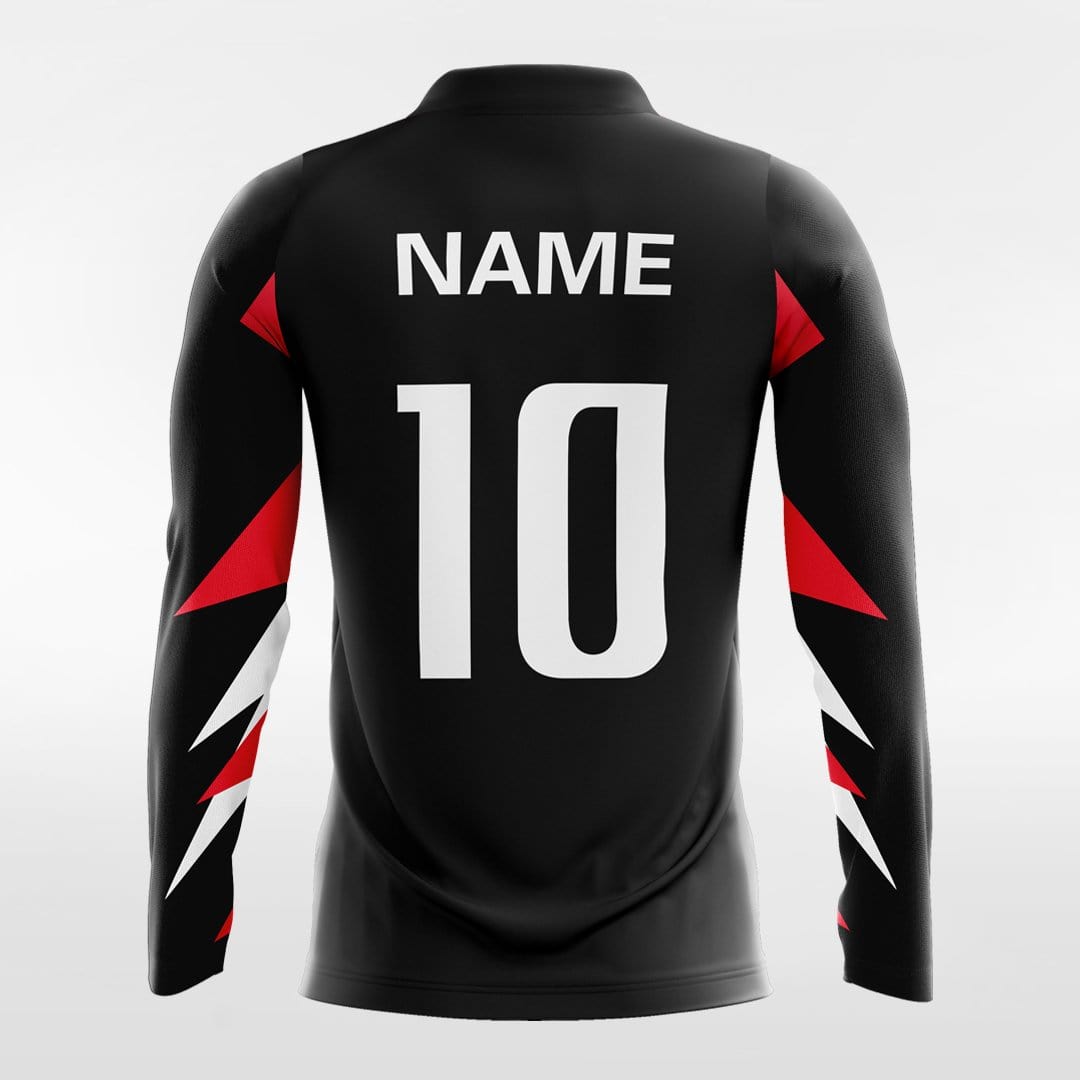 Light and Shadow ¢ñ - Customized Men's Sublimated Long Sleeve Football Jersey