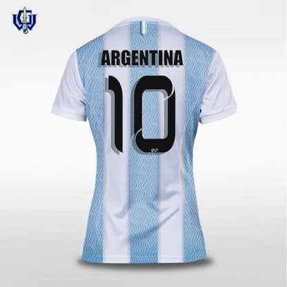Hand of God - Customized Women's Sublimated Football Jersey