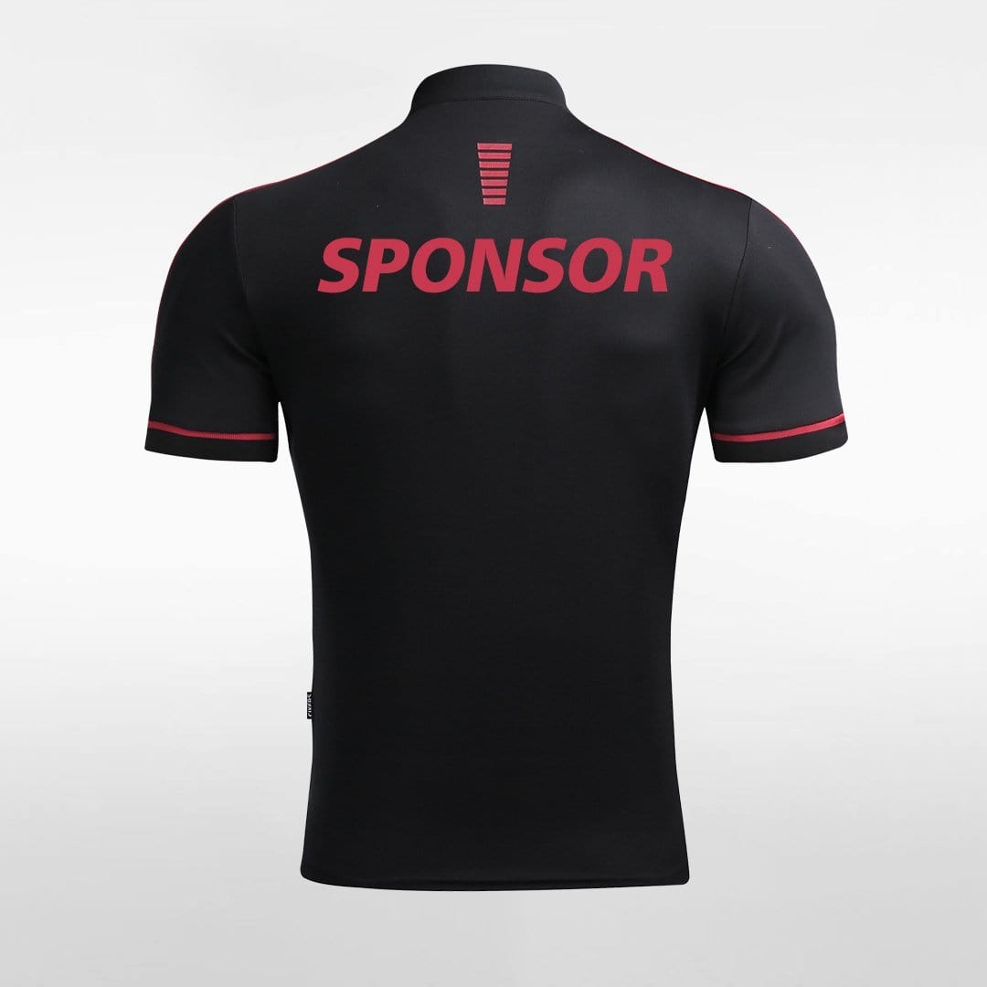 Adult Stand Collar Polo Shirt