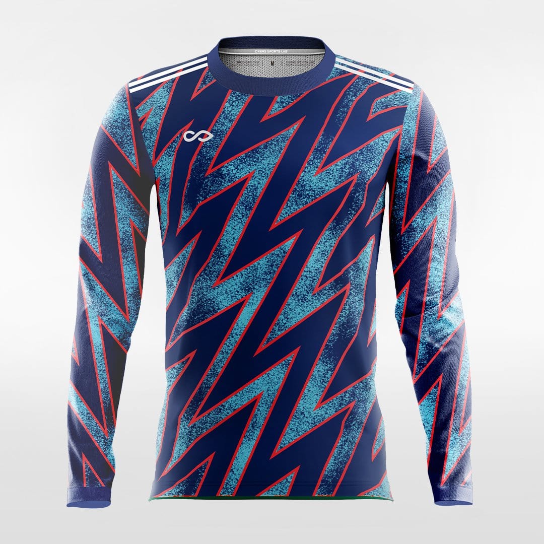 Pop Camouflage 2 - Customized Men's Sublimated Long Sleeve Football Jersey