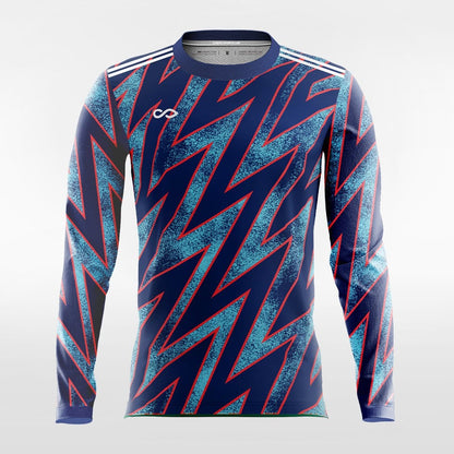 Pop Camouflage 2 - Customized Men's Sublimated Long Sleeve Football Jersey