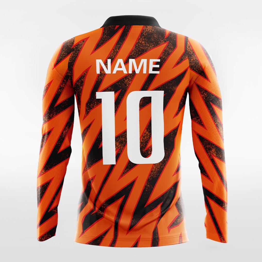 Pop Camouflage 2 - Customized Men's Sublimated Long Sleeve Football Jersey