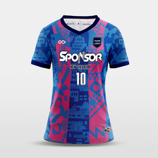 Iberian - Customized Women's Sublimated Football Jersey