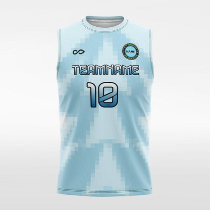Mosaic - Customized Men's Sublimated Sleeveless Football Jersey