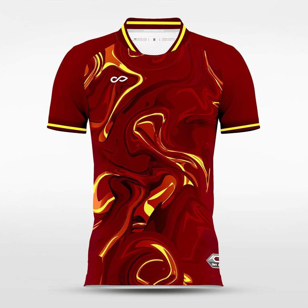 Lava - Customized Men's Sublimated Football Jersey