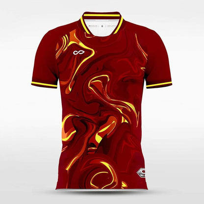 Lava - Customized Men's Sublimated Football Jersey