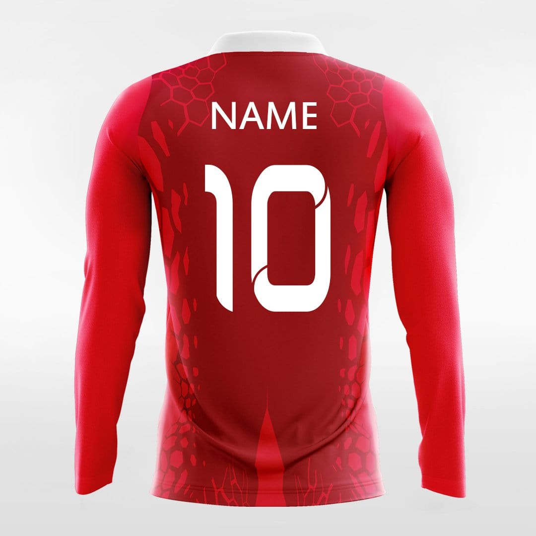 Dragon Vein - Customized Men's Long Sleeve Football Jersey