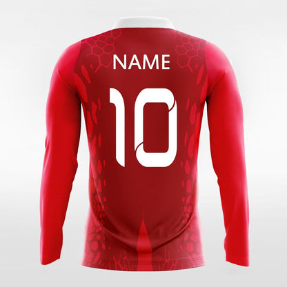 Dragon Vein - Customized Men's Long Sleeve Football Jersey