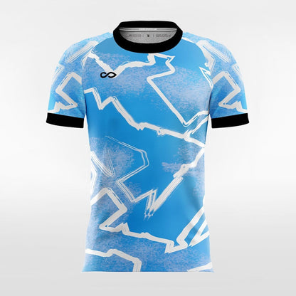 Pop Camouflage 4 - Customized Men's Sublimated Football Jersey