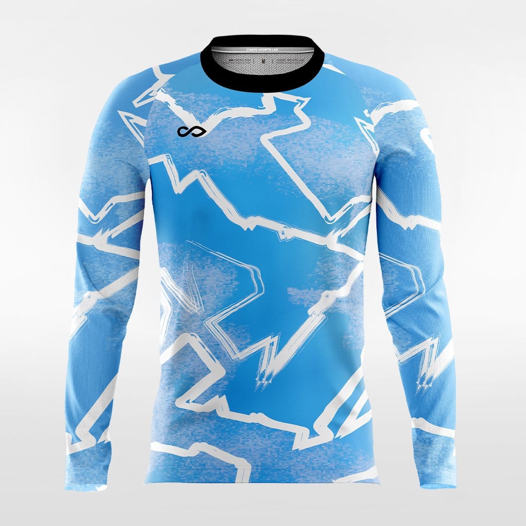 Pop Camouflage 4 - Customized Men's Sublimated Long Sleeve Football Jersey