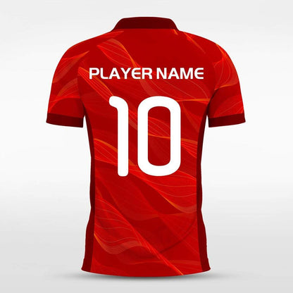 Streamer - Customized Men's Sublimated Football Jersey