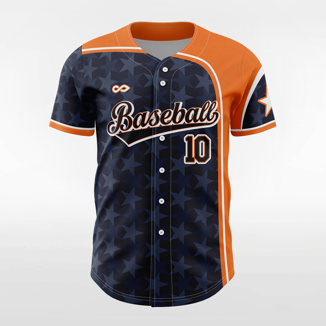 Classic5 - Customized Men's Sublimated Button Down Baseball Jersey