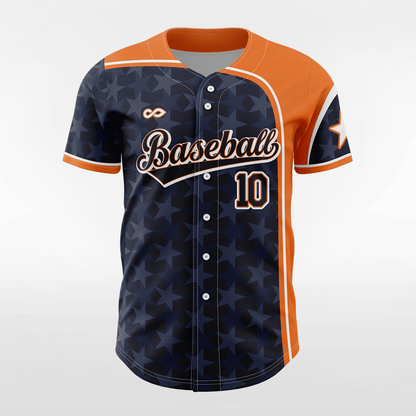 Classic5 - Customized Men's Sublimated Button Down Baseball Jersey