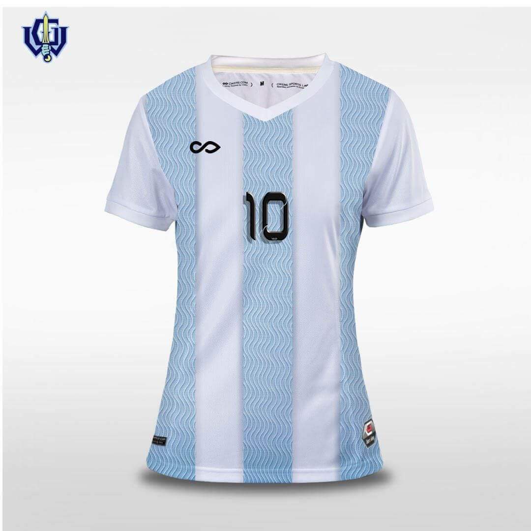 Hand of God - Customized Women's Sublimated Football Jersey