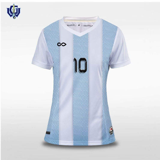 Hand of God - Customized Women's Sublimated Football Jersey