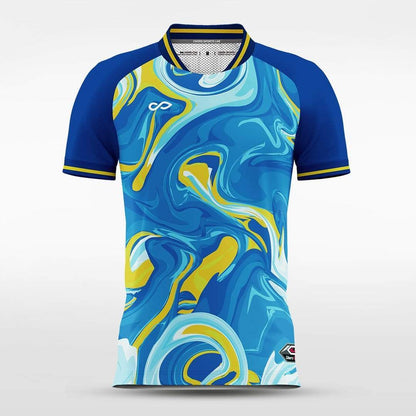 Lava - Customized Men's Sublimated Football Jersey