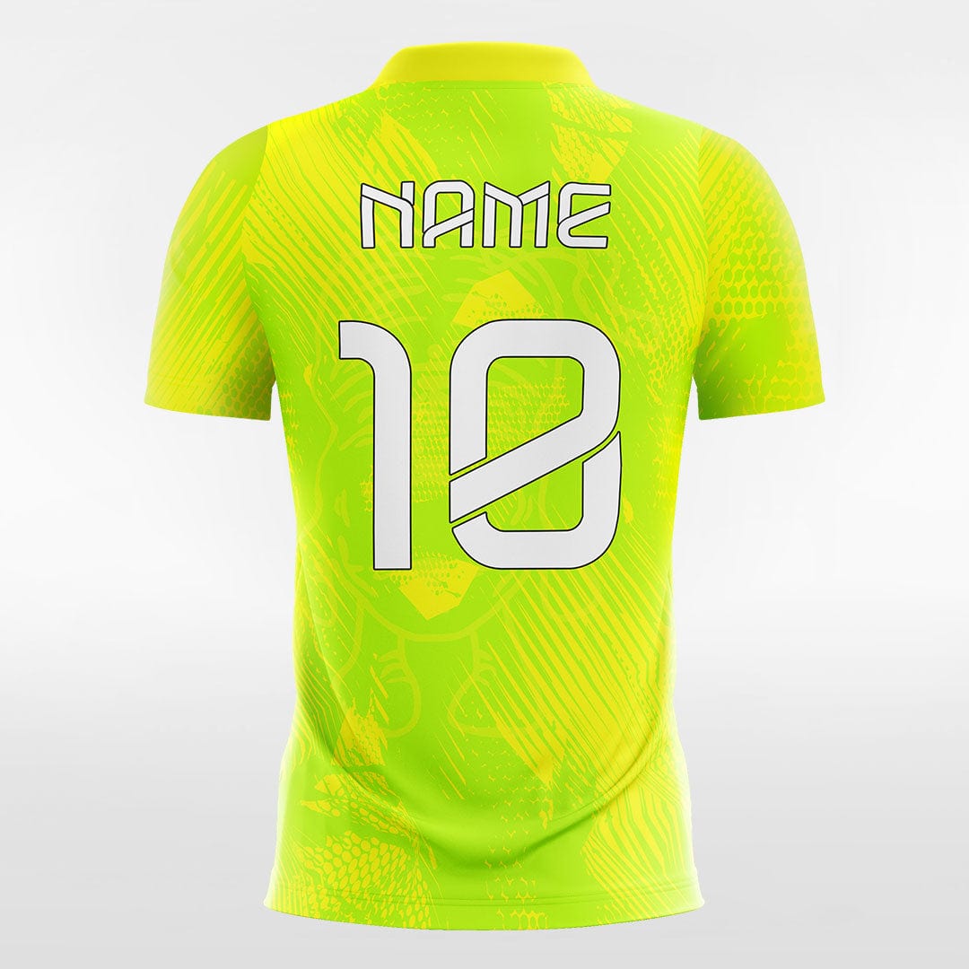 Tiger - Customized Men's Fluorescent Sublimated Football Jersey