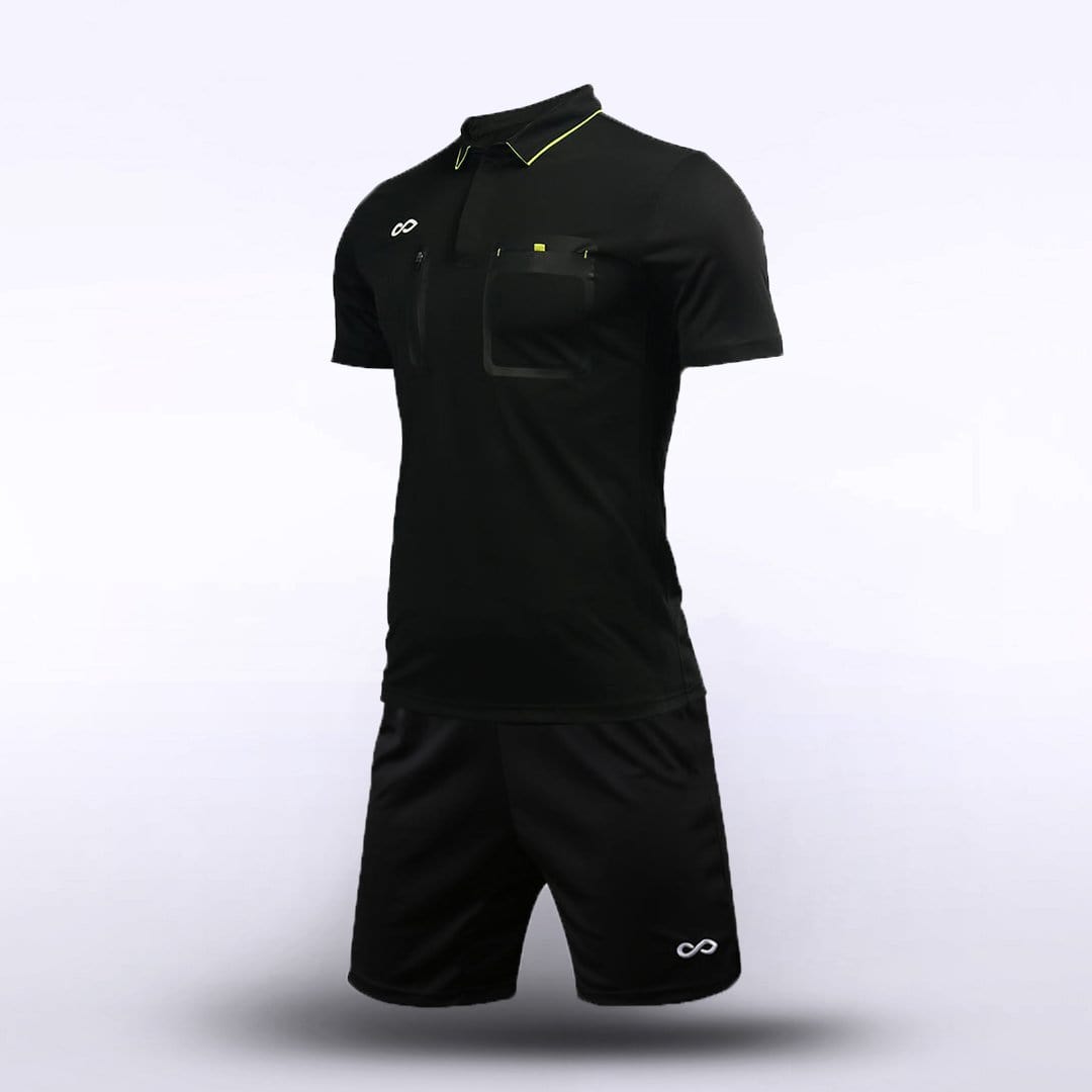 Balance Referee Suit - Customized Men's Soccer Uniform - Vinyl Print