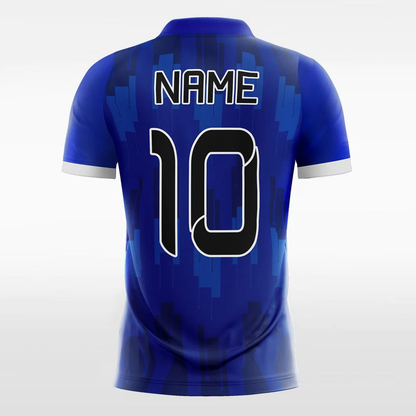 Blue Mosaic - Customized Men's Sublimated Football Jersey