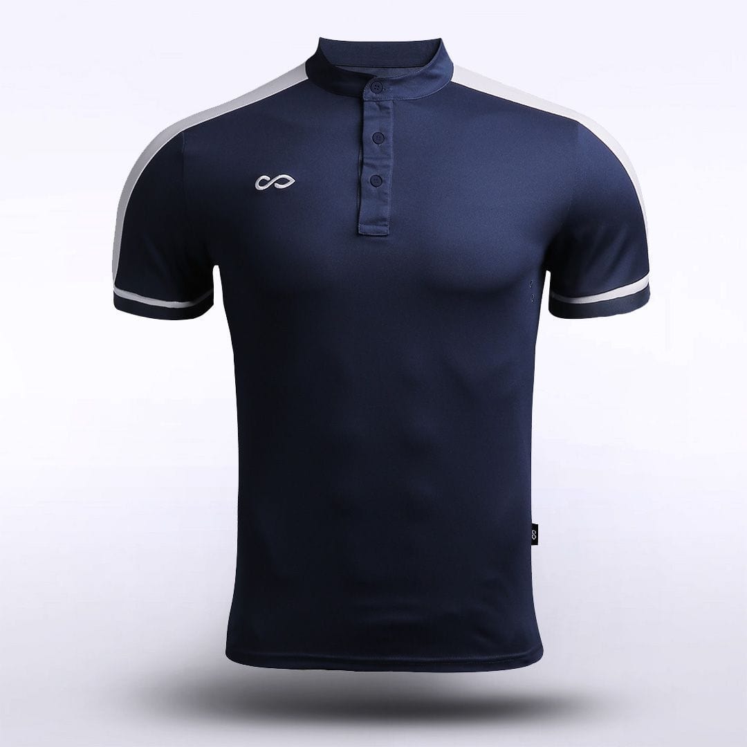 Adult Stand Collar Polo Shirt