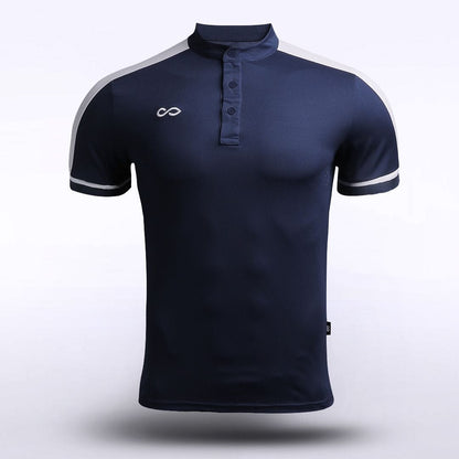 Adult Stand Collar Polo Shirt