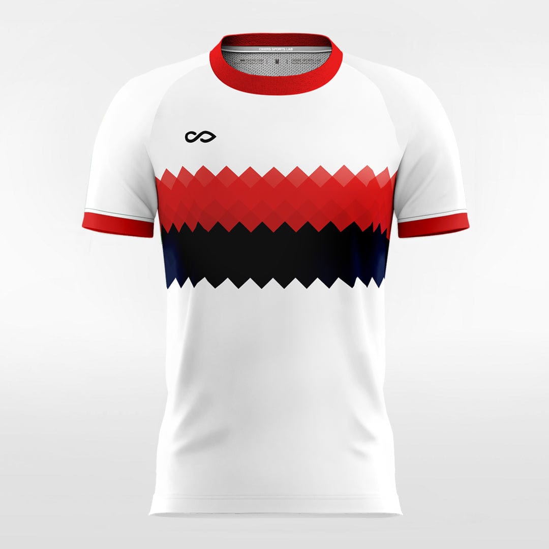 Coral - Customized Men's Sublimated Football Jersey