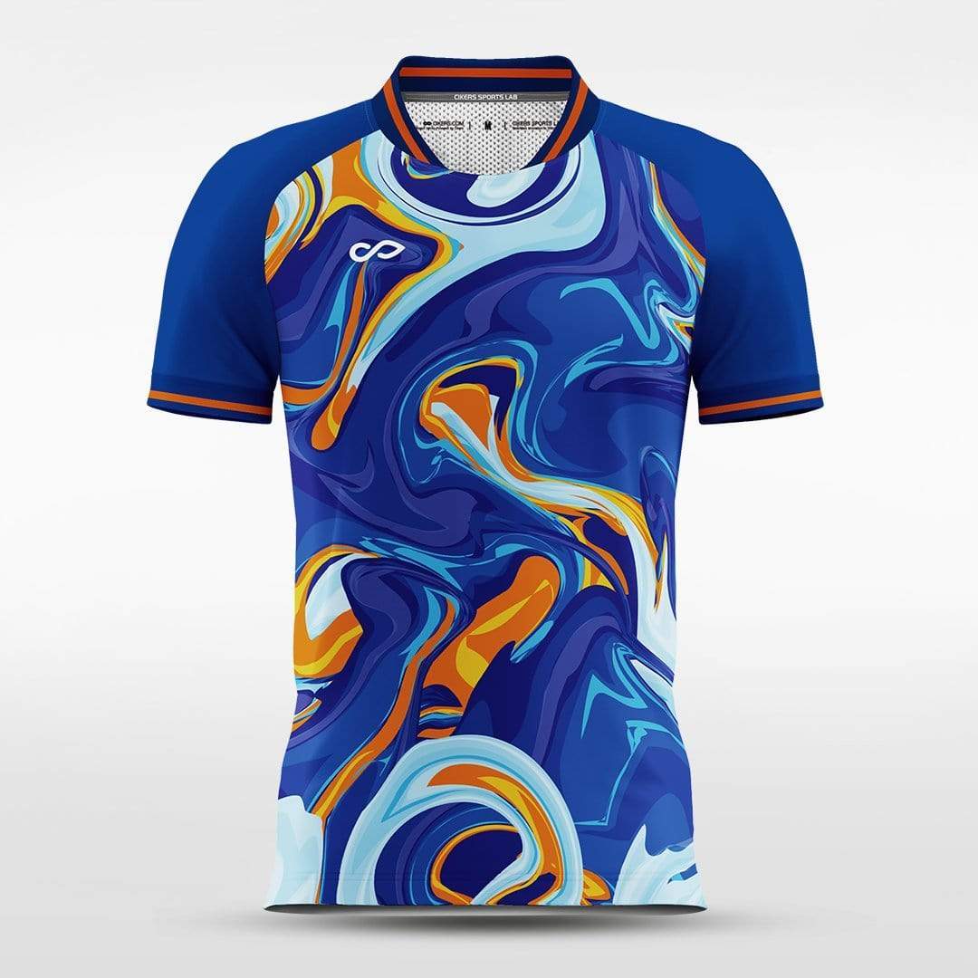 Lava - Customized Men's Sublimated Football Jersey