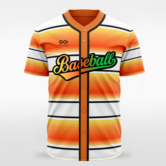 Tropical - Customized Men's Sublimated Full-Button Baseball Jersey