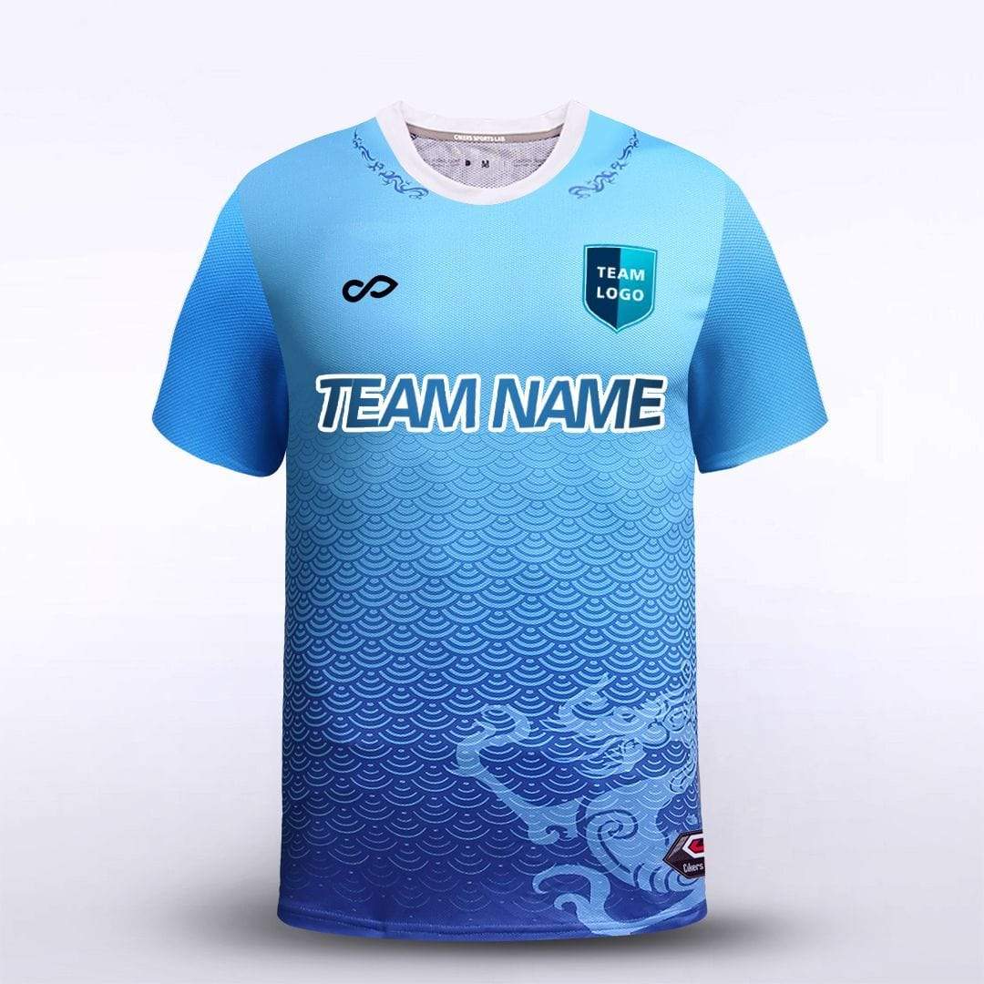 Wild Dragon - Customized Kid's Sublimated Football Jersey