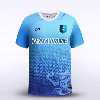 Wild Dragon - Customized Kid's Sublimated Football Jersey