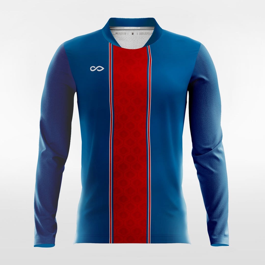 Apollo - Customized Men's Sublimated Long Sleeve Football Jersey