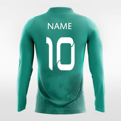 Mist - Customized Men's Sublimated Long Sleeve Football Jersey