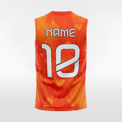Tiger - Customized Men's Sublimated Sleeveless Football Jersey