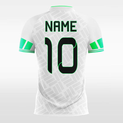 Tetris - Customized Men's Sublimated Football Jersey -Fluorescent