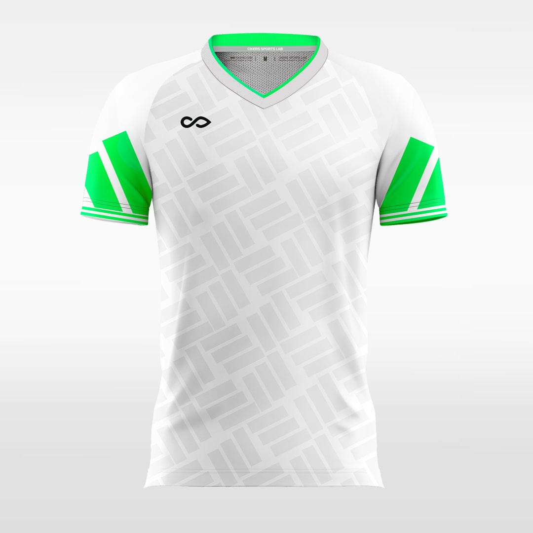 Tetris - Customized Men's Sublimated Football Jersey -Fluorescent