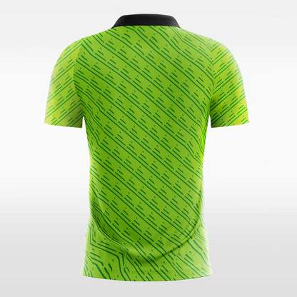 Green Graphic - Customized Men's Sublimated Football Jersey
