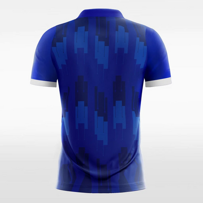 Blue Mosaic - Customized Men's Sublimated Football Jersey